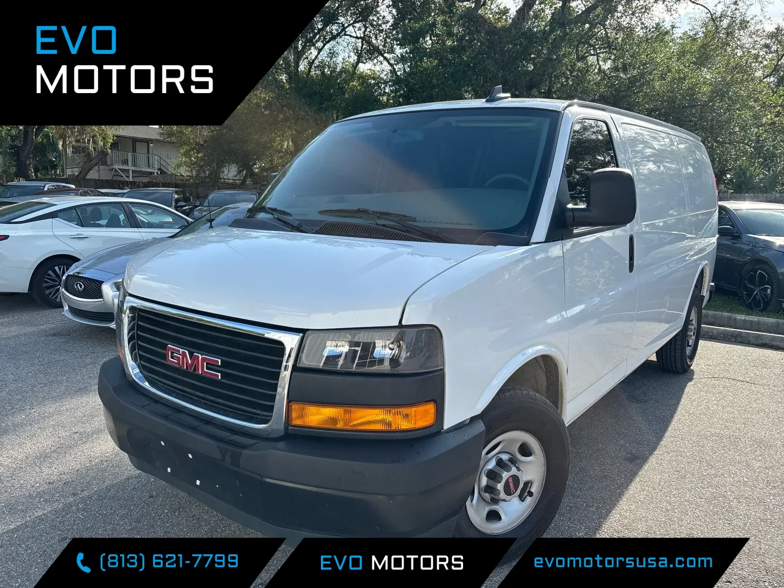 Blue 2024 GMC Savana Cargo Van 1WT 135.0 WB for sale in Seffner, FL