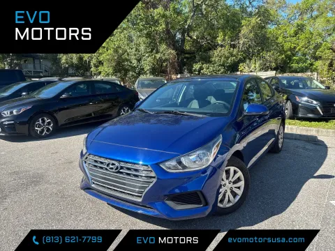 Black 2021 Hyundai Accent SE for sale in Seffner, FL
