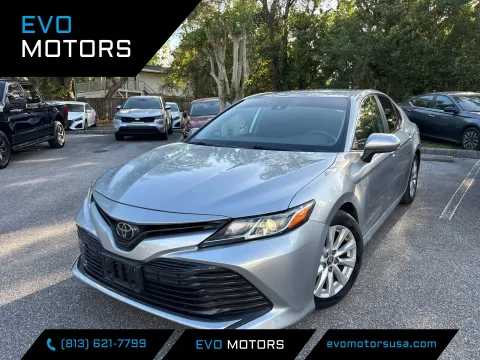 Silver 2019 Toyota Camry LE for sale in Seffner, FL