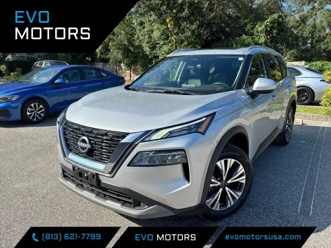 Silver 2023 Nissan Rogue SV AWD w/PREMIUM PKG. LTHR. PANO. for sale in Seffner, FL