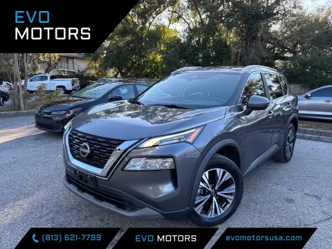 Gray 2023 Nissan Rogue SV AWD w/PREMIUM PKG. LTHR. PANO. for sale in Seffner, FL