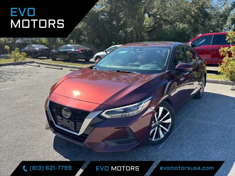 Silver 2020 Nissan Sentra SV w/PREMIUM PKG. LTHR. SUNR. for sale in Seffner, FL
