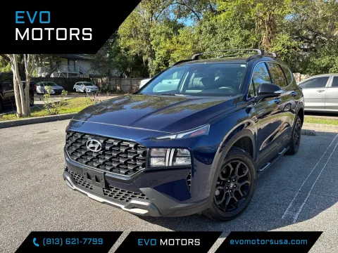 Blue 2023 Hyundai Santa Fe XRT AWD W/LEATHER for sale in Seffner, FL