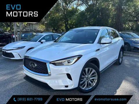 Black 2023 INFINITI QX50 PURE for sale in Seffner, FL