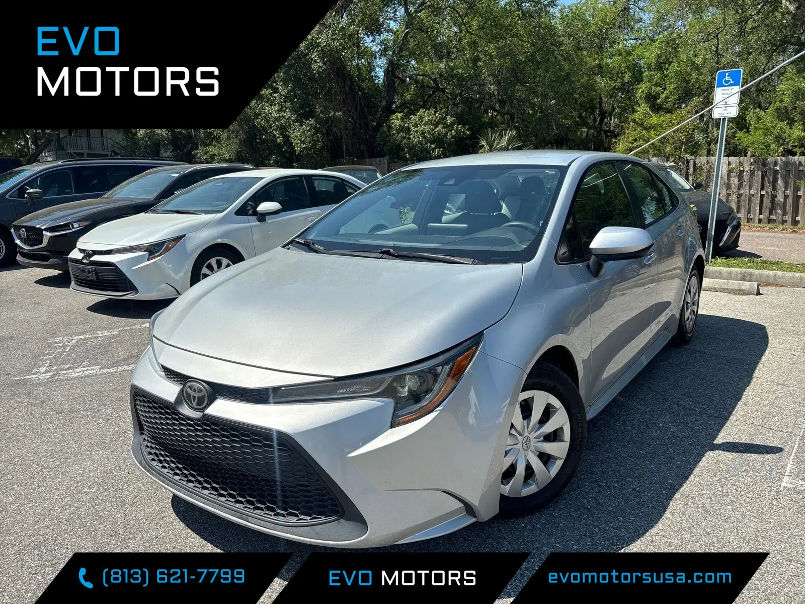 Green 2020 Toyota Corolla L for sale in Seffner, FL