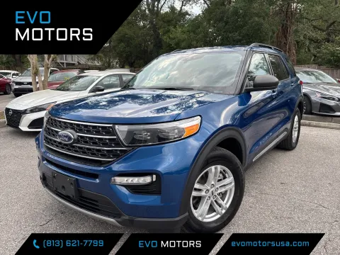 Blue 2023 Ford Explorer XLT for sale in Seffner, FL