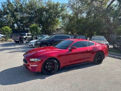 Another view of 2021 Ford Mustang EcoBoost Premium for sale in Seffner, FL at Evo Motors