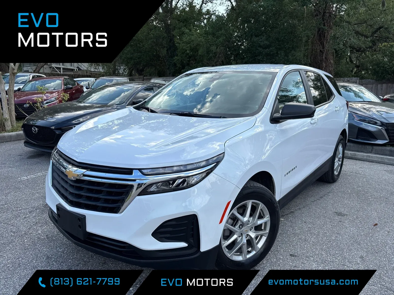 Blue 2024 Chevrolet Equinox LS AWD for sale in Seffner, FL