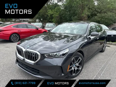 Gray 2024 BMW i5 eDrive40 w/PREMIUM PKG. for sale in Seffner, FL