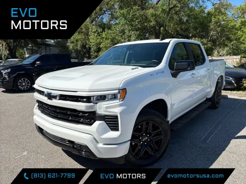 Blue 2025 Chevrolet Silverado 1500 RST Crew Cab 3.0l Diesel for sale in Seffner, FL