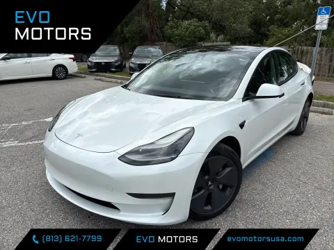 Blue 2023 Tesla Model 3 for sale in Seffner, FL