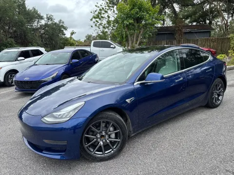 Photos of 2020 Tesla Model 3 Standard Range Plus w/WHITE INTERIOR for sale in Seffner, FL at Evo Motors