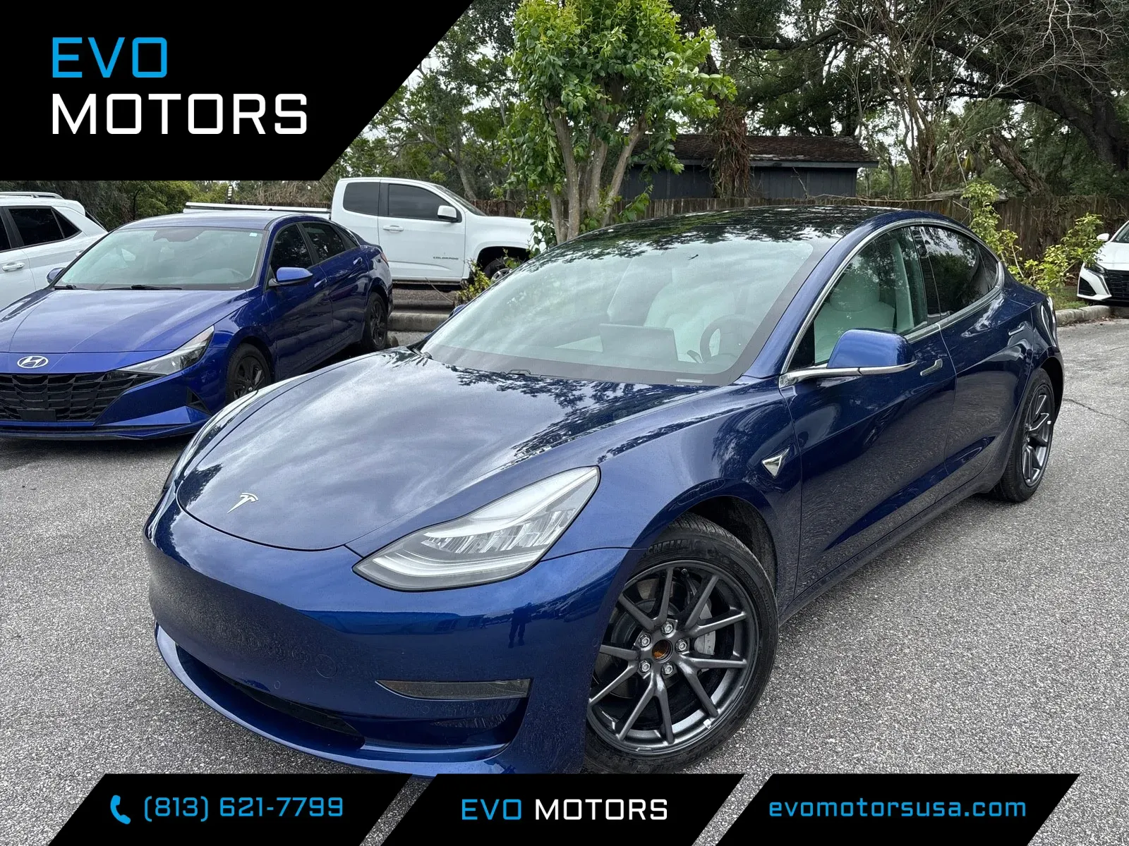 2020 Tesla Model 3 Standard Range Plus w/WHITE INTERIOR for sale in Seffner, FL