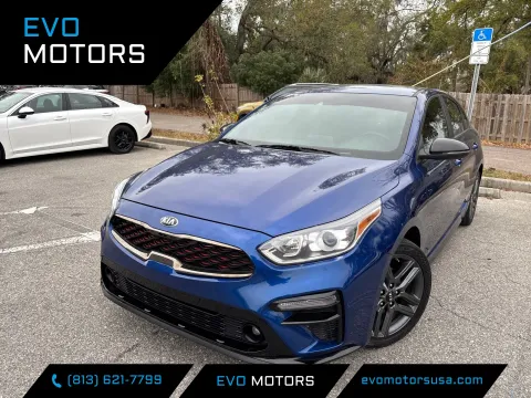 Blue 2021 Kia Forte GT-Line for sale in Seffner, FL