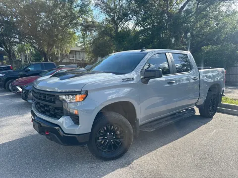 Photos of 2025 Chevrolet Silverado 1500 Custom Trail Boss CREW CAB 4X4 V8 for sale in Seffner, FL at Evo Motors