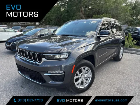 Yellow 2023 Jeep Grand Cherokee Limited for sale in Seffner, FL