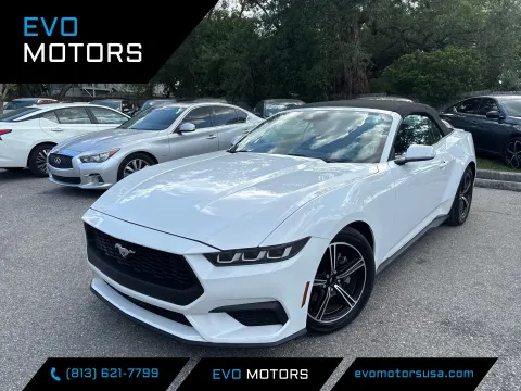 Gray 2024 Ford Mustang EcoBoost for sale in Seffner, FL