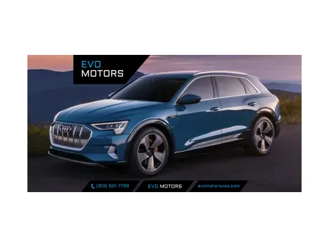 Gray 2019 Audi e-tron Premium Plus AWD for sale in Seffner, FL