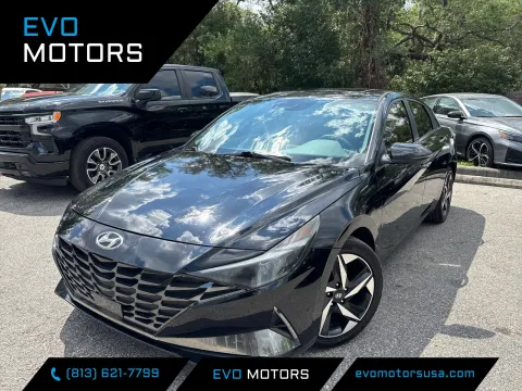 Black 2021 Hyundai Elantra SEL w/Conv. & Prem. Pkg. * SUNROOF * BOSE * WHEELS * for sale in Seffner, FL