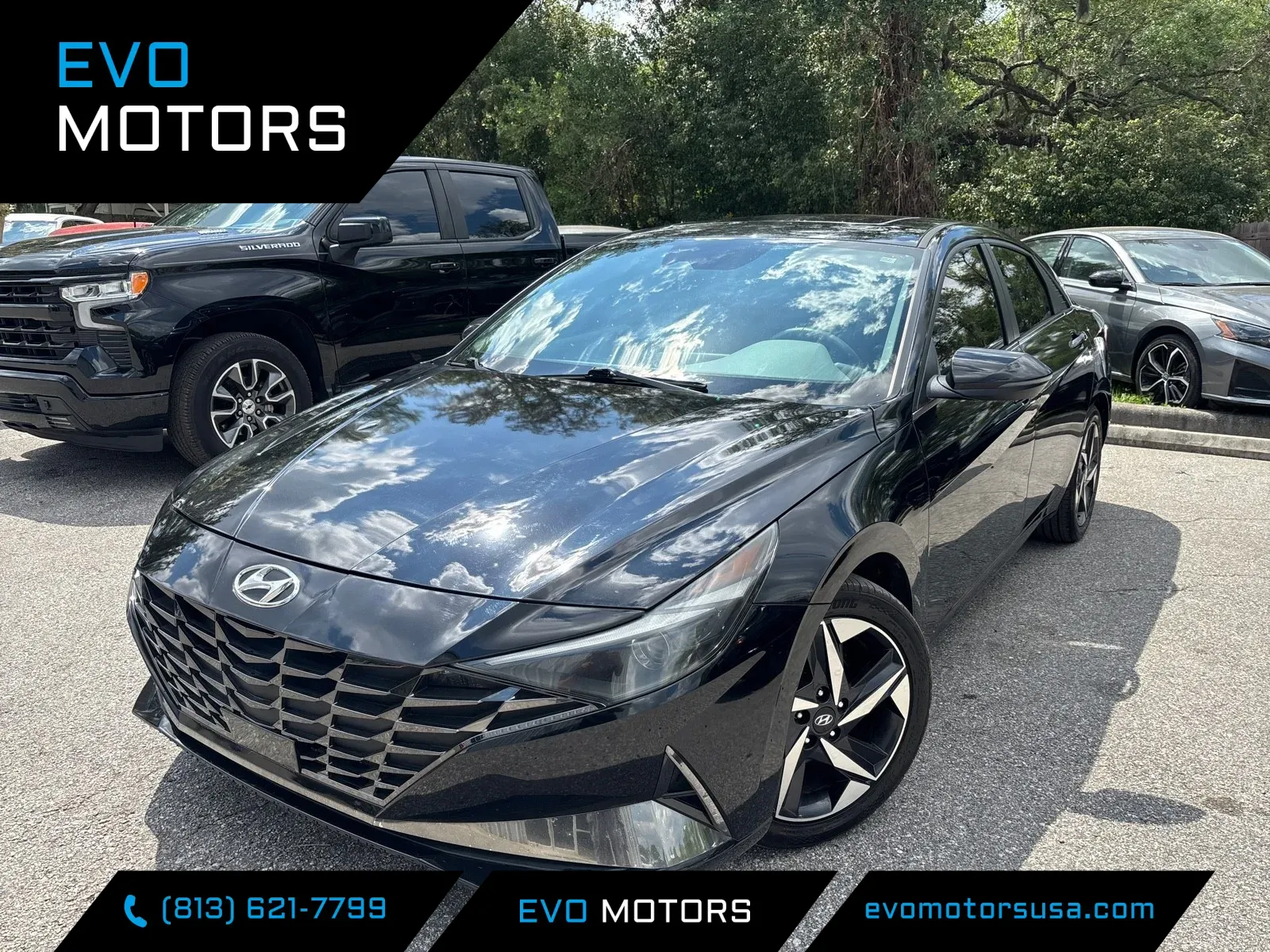 Black 2021 Hyundai Elantra SEL w/Conv. & Prem. Pkg. * SUNROOF * BOSE * WHEELS * for sale in Seffner, FL