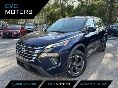 Blue 2025 Nissan Rogue SV for sale in Seffner, FL