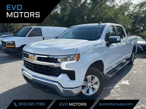 White 2024 Chevrolet Silverado 1500 LT Crew Cab V8 for sale in Seffner, FL