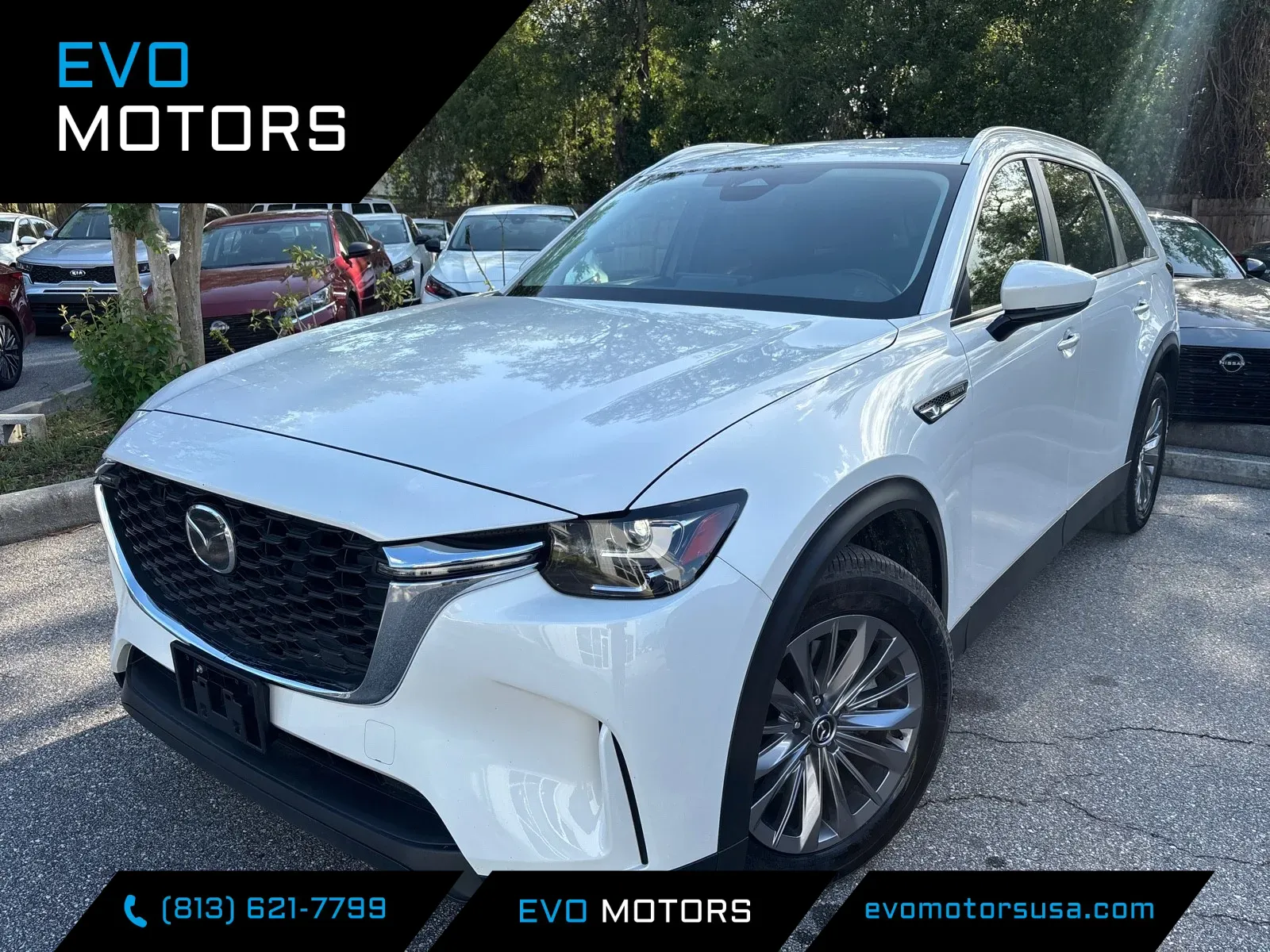 White 2025 Mazda CX-90 Select Package for sale in Seffner, FL