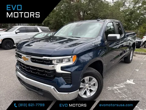 Blue 2023 Chevrolet Silverado 1500 LT for sale in Seffner, FL