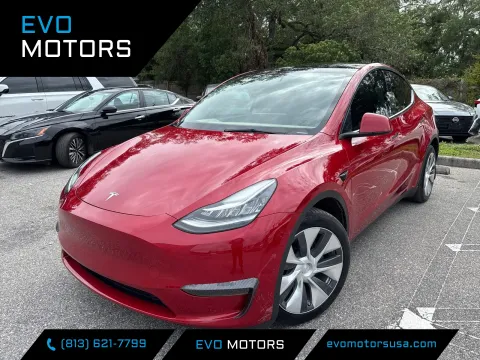 Red 2023 Tesla Model Y Long Range for sale in Seffner, FL