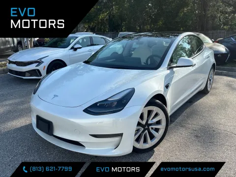 White 2023 Tesla Model 3 for sale in Seffner, FL