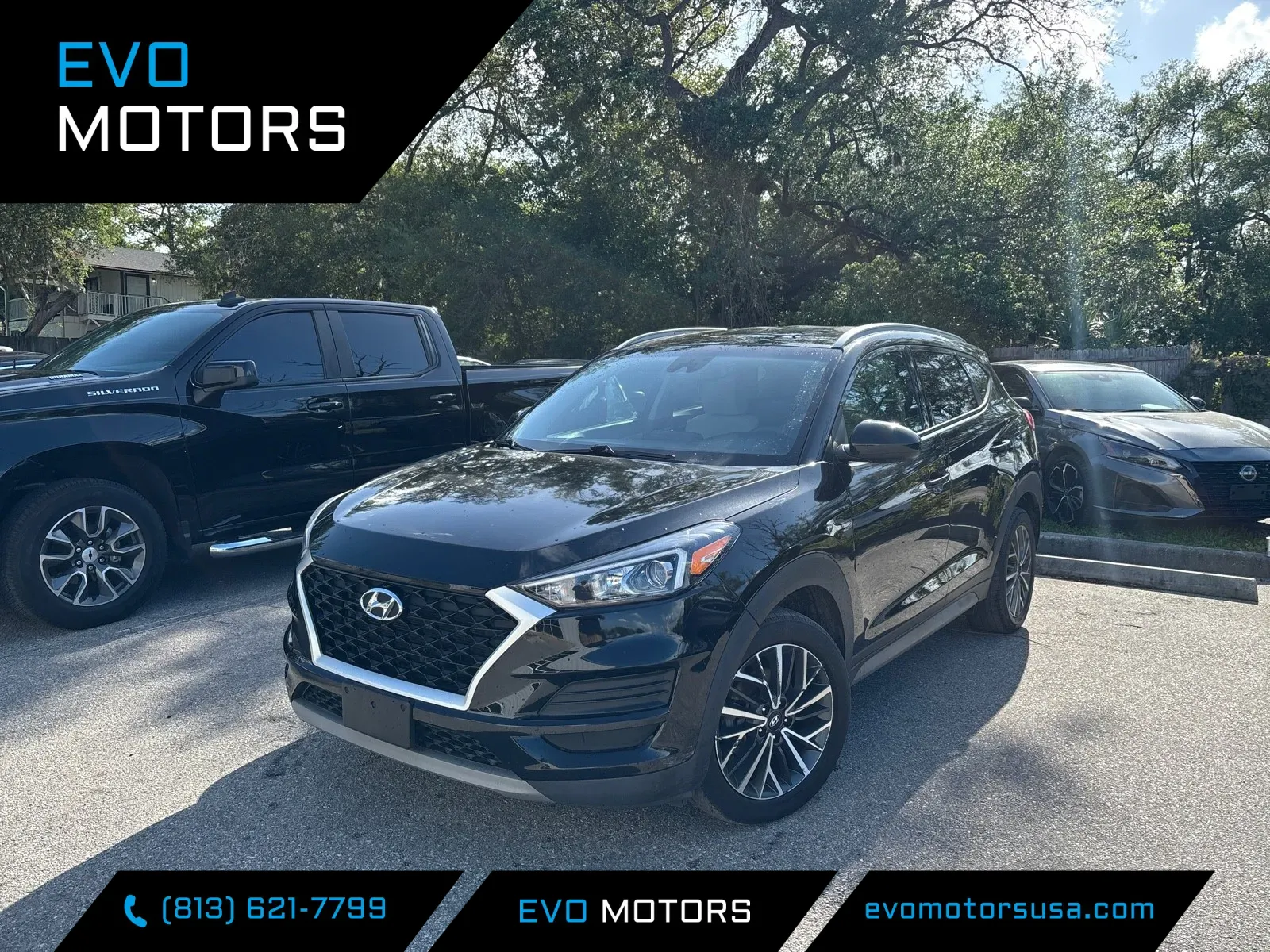 Black 2021 Hyundai Tucson SEL for sale in Seffner, FL