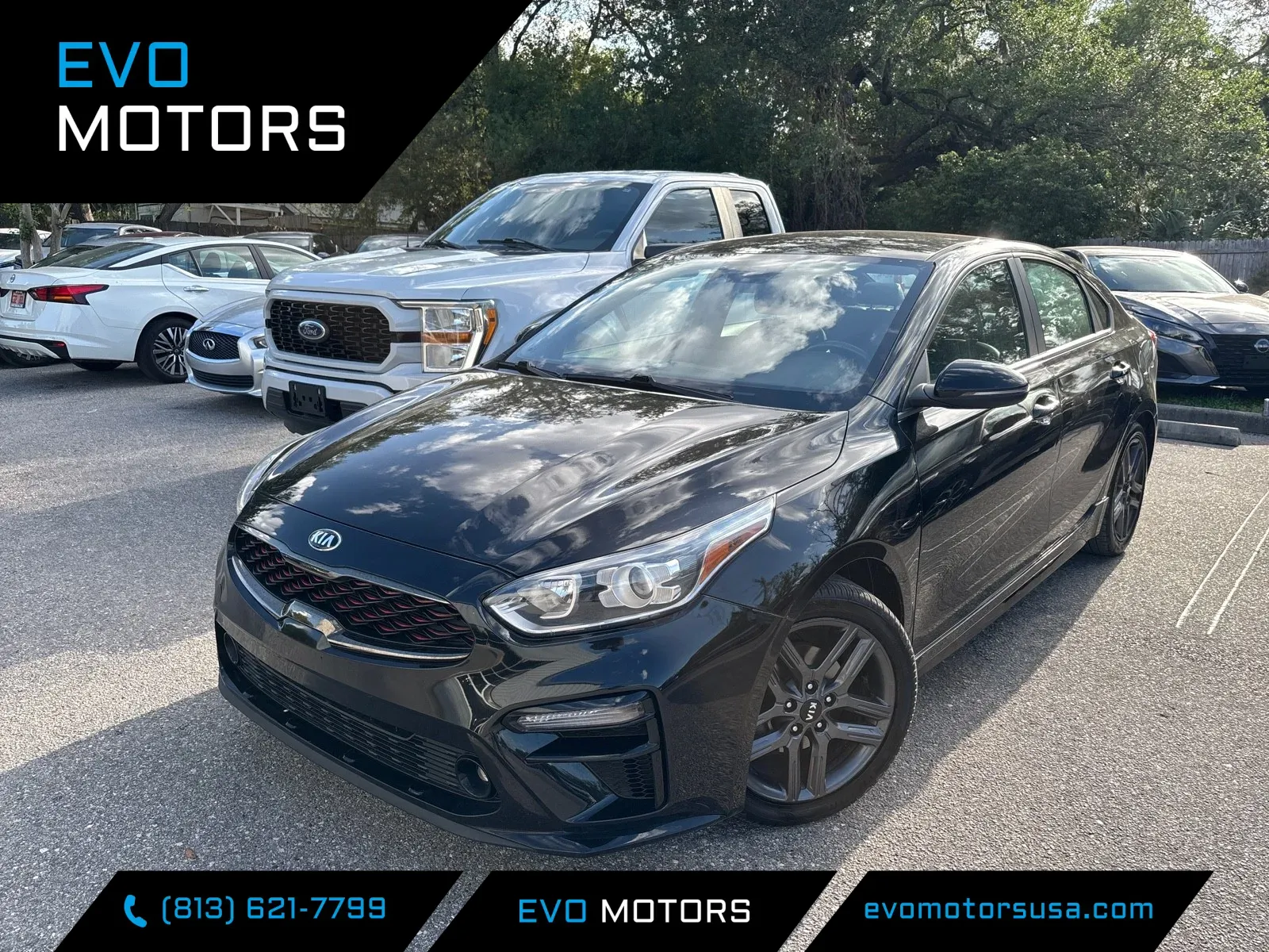 Black 2021 Kia Forte GT-Line for sale in Seffner, FL