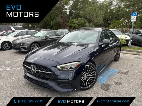 Black 2023 Mercedes-Benz C-Class C 300 AMG LINE W/NIGHT PACKAGE** for sale in Seffner, FL