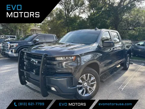Gray 2022 Chevrolet Silverado 1500 LTD RST for sale in Seffner, FL