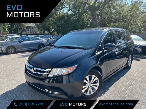 Silver 2014 Honda Odyssey EX for sale in Seffner, FL