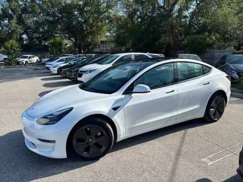 Another view of 2023 Tesla Model 3 for sale in Seffner, FL at Evo Motors