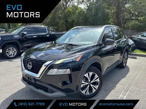 Black 2022 Nissan Rogue SV for sale in Seffner, FL