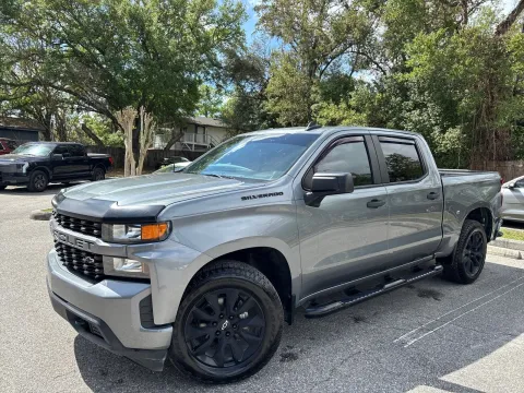 Photos of 2019 Chevrolet Silverado 1500 Custom Crew Cab V8 W/20IN WHEELS for sale in Seffner, FL at Evo Motors