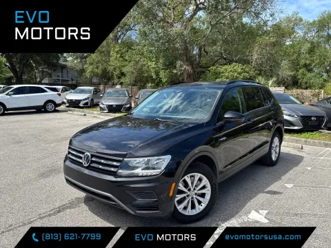 Black 2019 Volkswagen Tiguan S for sale in Seffner, FL