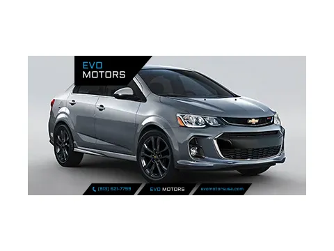 Blue 2017 Chevrolet Sonic LT for sale in Seffner, FL