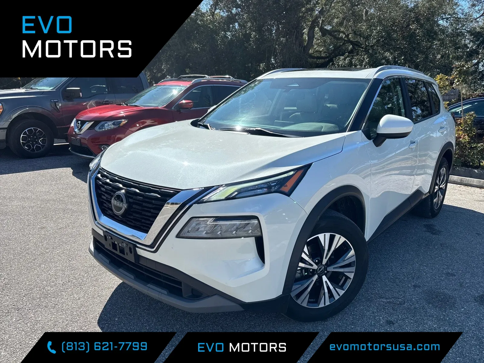 Silver 2023 Nissan Rogue SV AWD w/PREMIUM PKG. LTHR. PANO. for sale in Seffner, FL