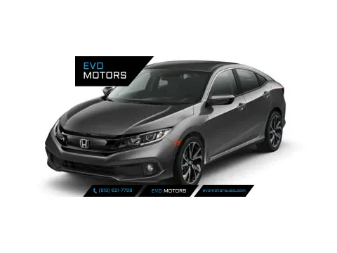 Black 2019 Honda Civic Sedan Sport for sale in Seffner, FL