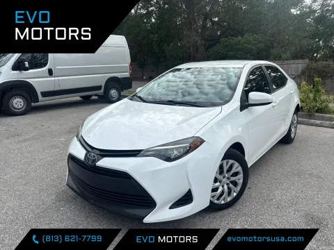 White 2019 Toyota Corolla L for sale in Seffner, FL