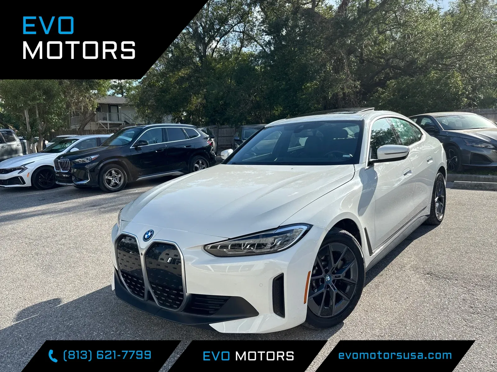 White 2024 BMW i4 eDrive40 for sale in Seffner, FL