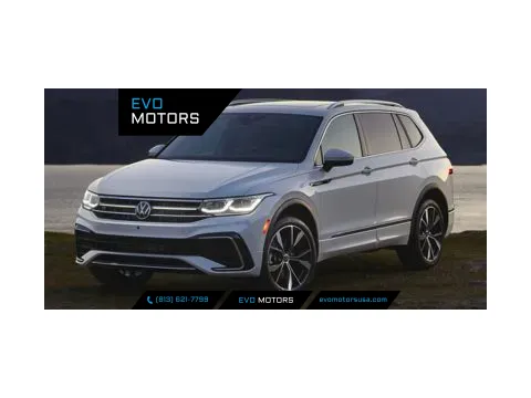Black 2023 Volkswagen Tiguan SE R-Line Black for sale in Seffner, FL