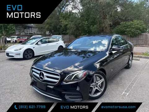 Black 2019 Mercedes-Benz E-Class E 300 w/AMG LINE for sale in Seffner, FL