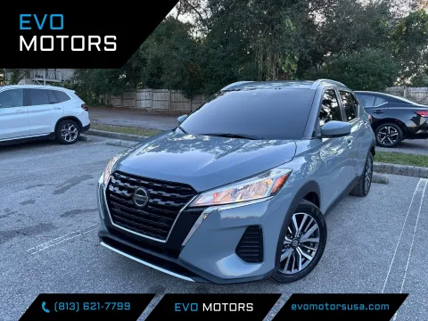 Gray 2021 Nissan Kicks SV for sale in Seffner, FL