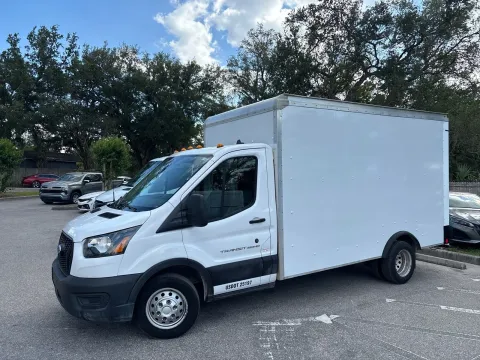 Another view of 2022 Ford Transit Cutaway 2WD DRW FFV CARGO 3.5L for sale in Seffner, FL at Evo Motors