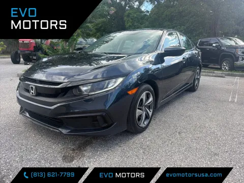 Gray 2020 Honda Civic Sedan LX for sale in Seffner, FL