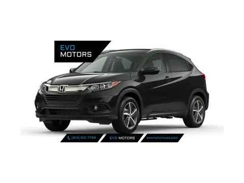 Black 2021 Honda HR-V EX for sale in Seffner, FL